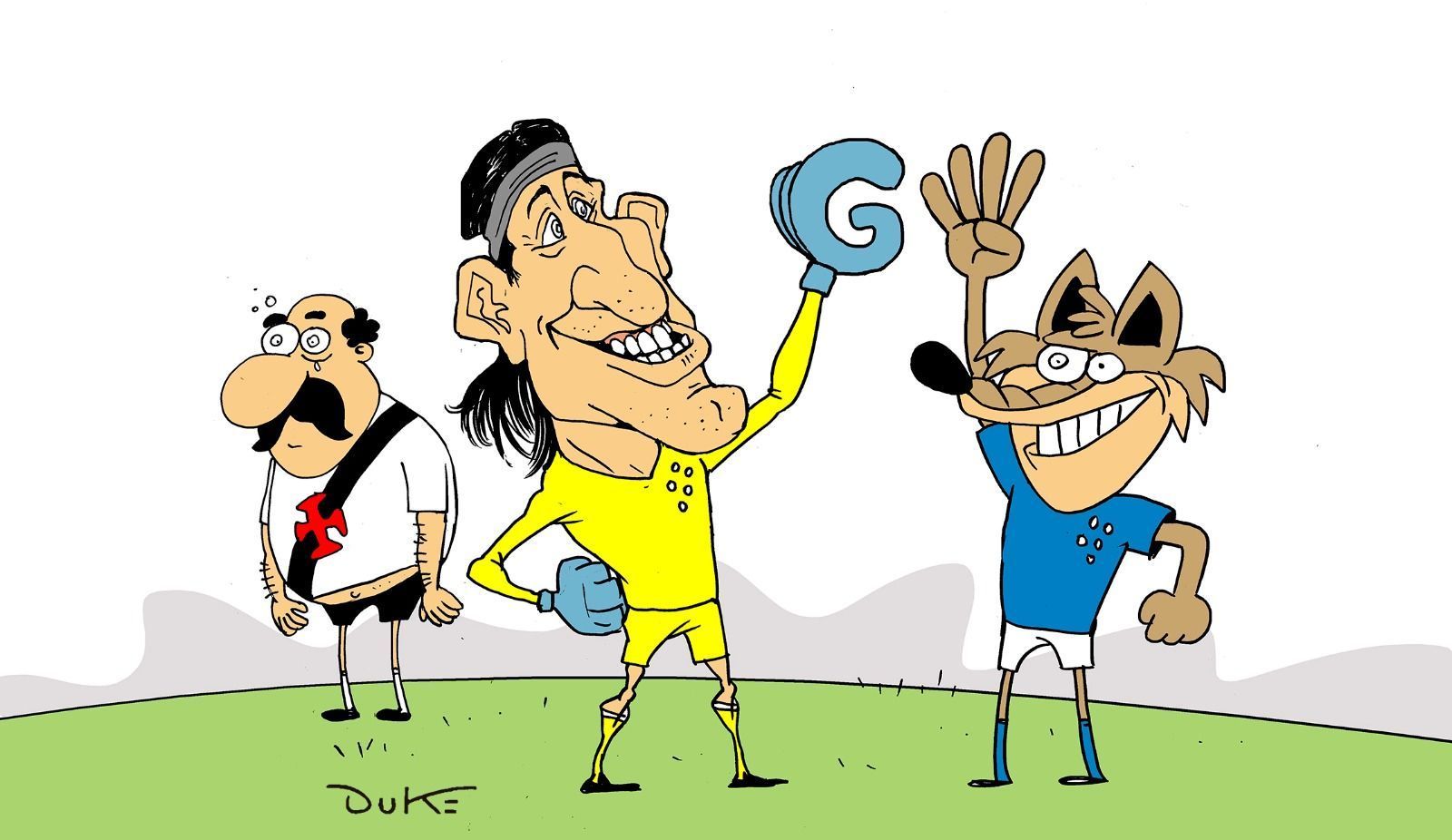 Charge do Duke | Cássio brilha, e Cruzeiro entra no G4 do Brasileiro