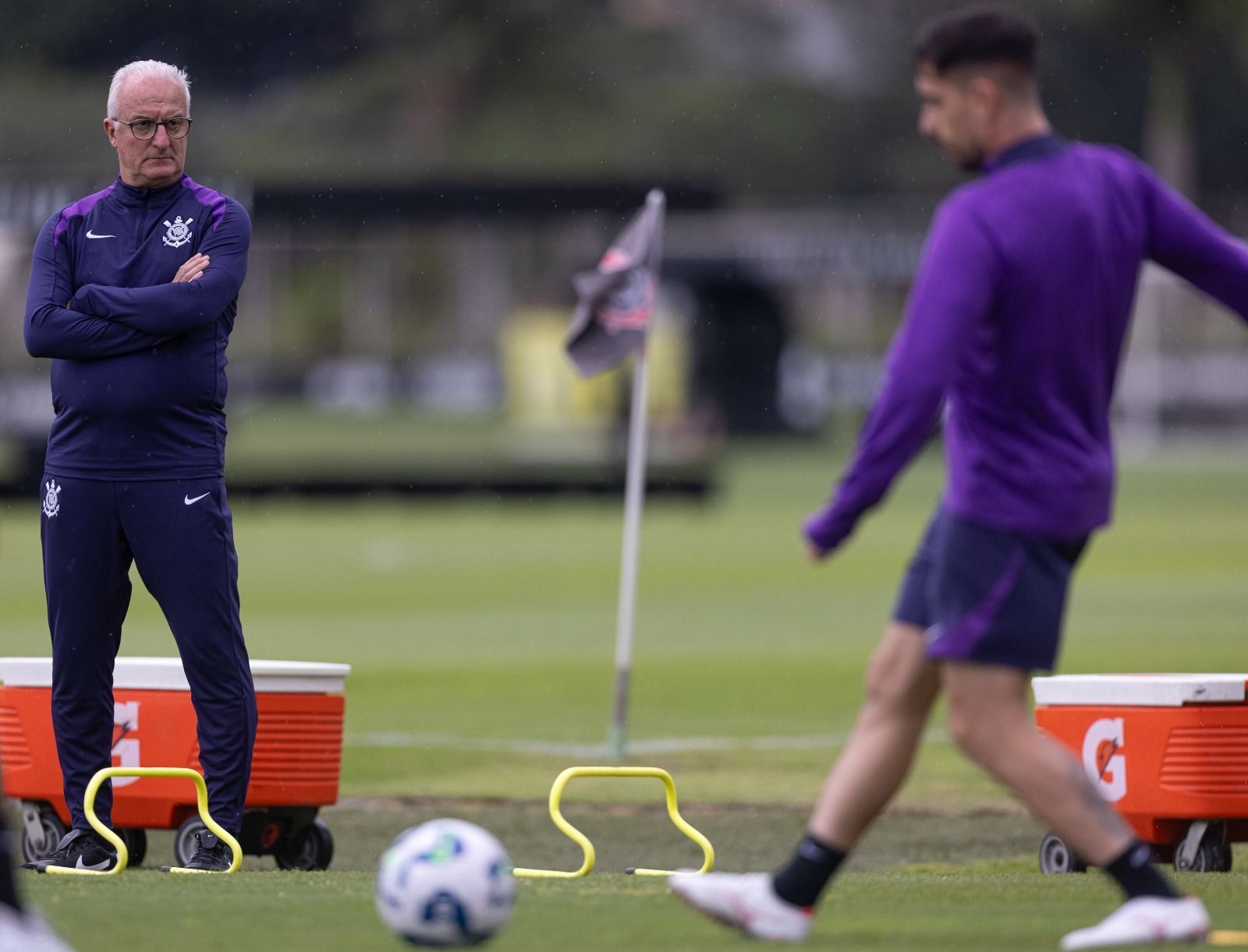 Corinthians treina pela primeira vez sob o comando de Dorival; veja como foi