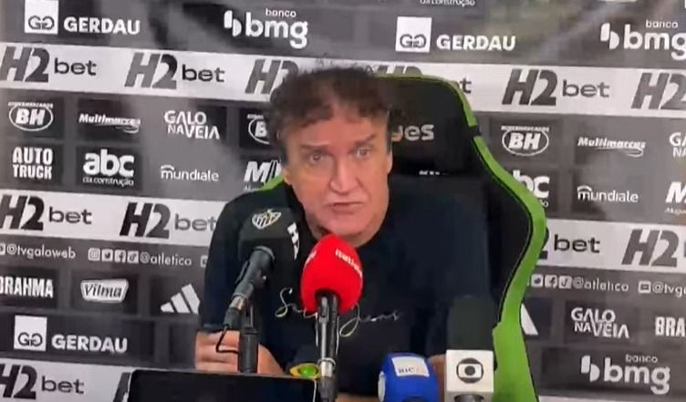 Cuca valoriza atuação do Atlético em empate e dispara: ‘Não estamos jogando mal’