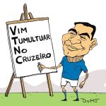 Charge do Duke | O impasse entre Dudu e Cruzeiro