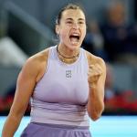 Tênis: Sabalenka vence Svitolina e vai à final do Madri Open