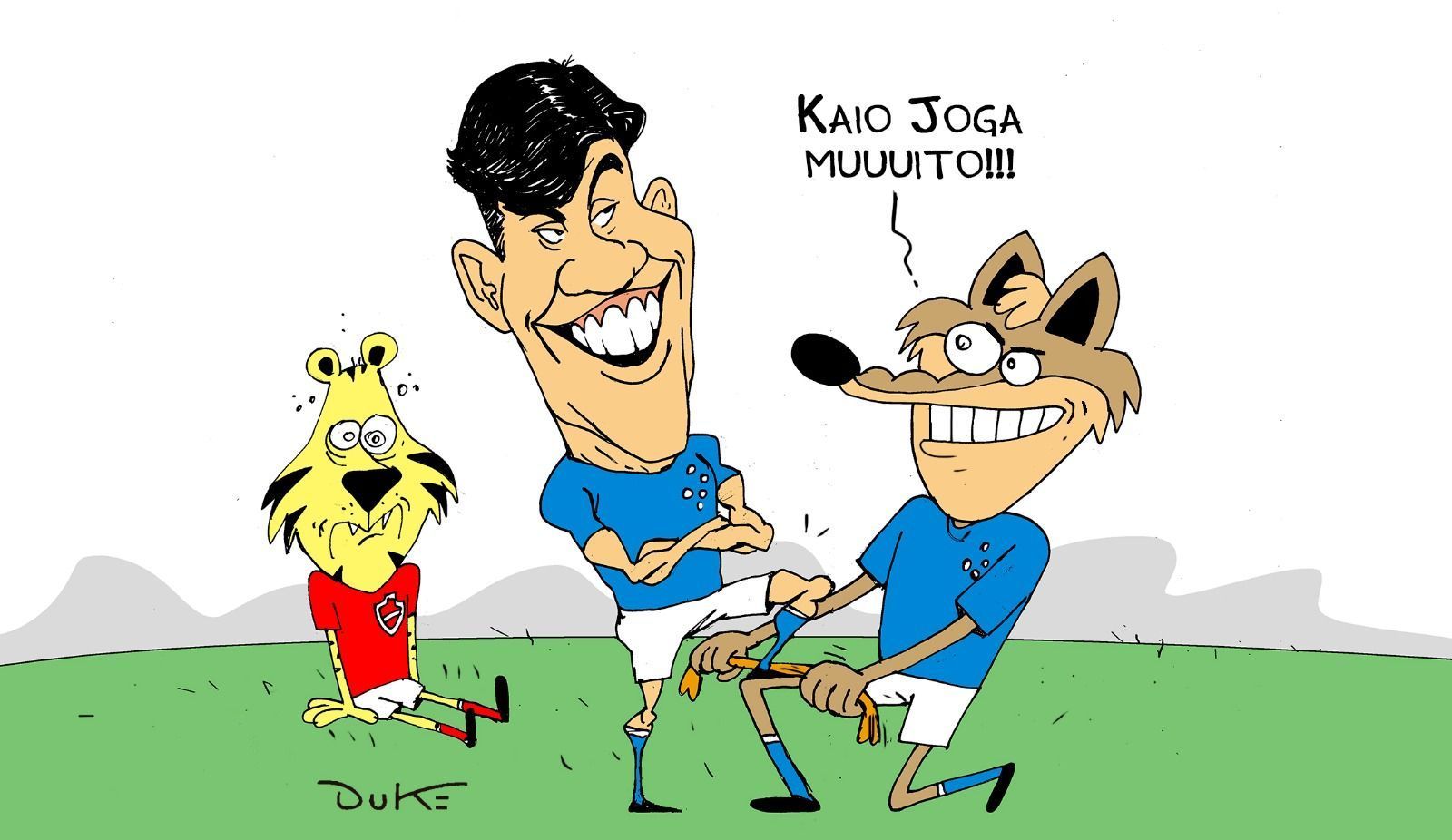 Charge do Duke | Kaio Jorge brilha em vitória do Cruzeiro na Copa do Brasil