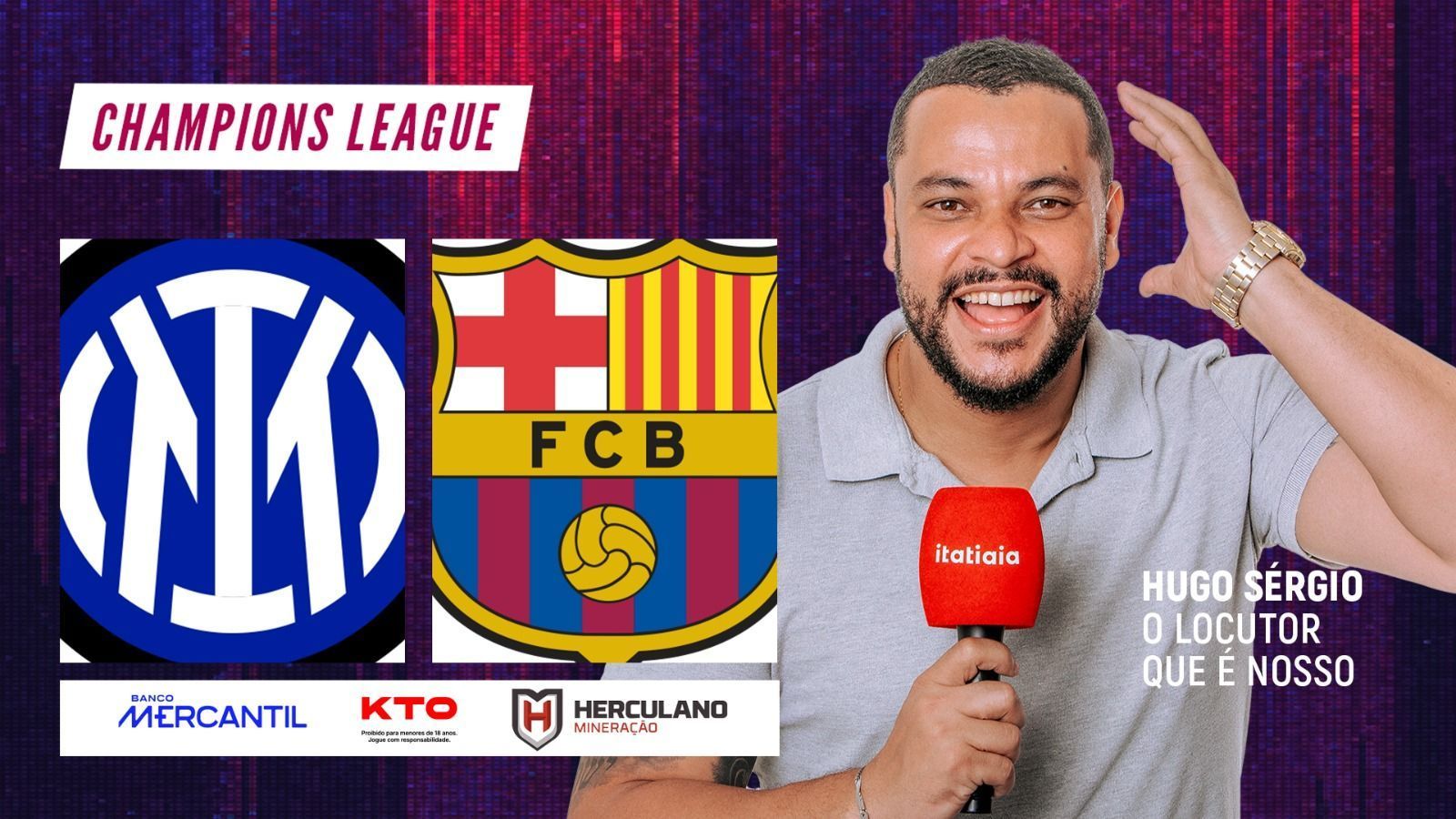 Inter de Milão x Barcelona: Itatiaia transmite semifinal da Champions no rádio e no YouTube