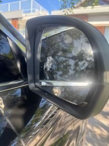 Carro baleado Rossi Flamengo
