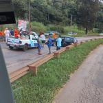 Carros batem de frente na BR-040 em Conselheiro Lafaiete e pista fica interditada