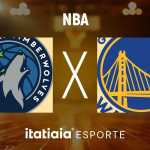 Horário e onde assistir ao vivo Timberwolves x Warriors pela semifinal da NBA