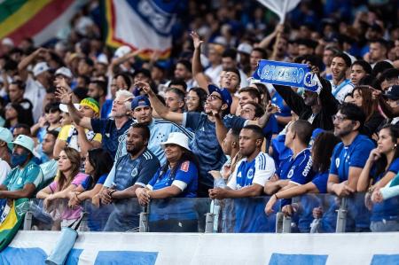 Torcida do Cruzeiro durante jogo no Mineirão
