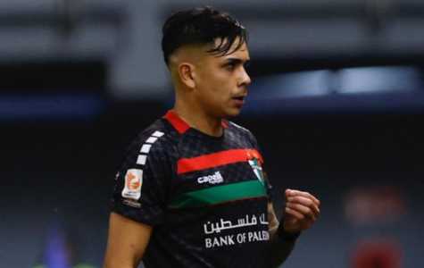 Nicolás Meza, do Palestino, sofreu grave contusão