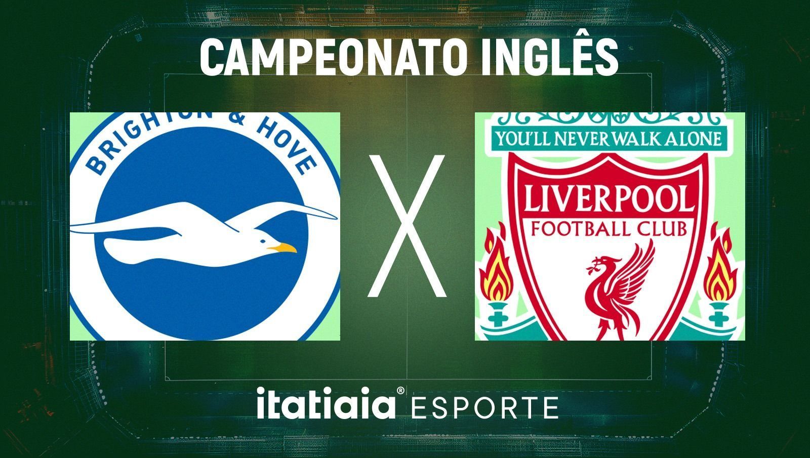 Horário e onde assistir ao vivo Brighton x Liverpool, pela Premier League