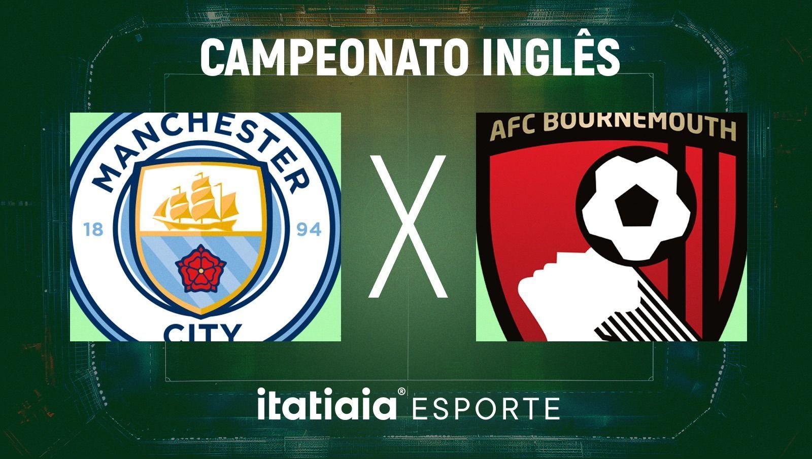 Horário e onde assistir ao vivo Manchester City x Bournemouth, pela Premier League