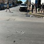 Colisão entre carro e motocicleta deixa trânsito lento em Montes Claros