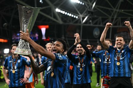 Ederson, meia brasileiro da Atalanta, campeão da Europa League