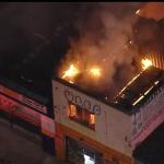 Incêndio atinge galpão comercial em Santa Cecília, no Centro de São Paulo