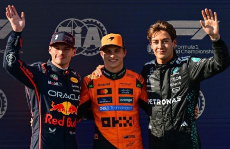 Max Verstappen, Oscar Piastri e George Russell no top 3 na Emilia-Romagna