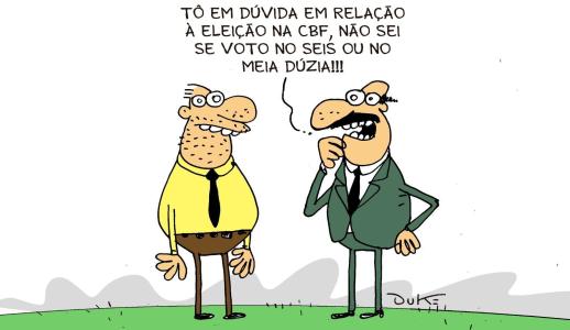 Charge do Duke | Nova eleição presidencial na CBF