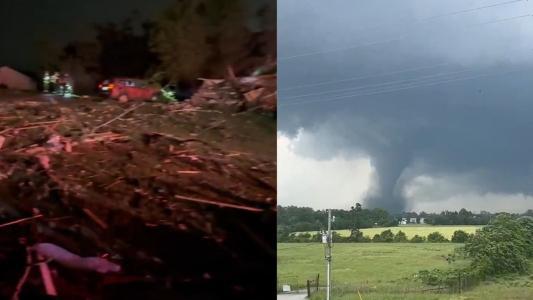Tornado nos Estados Unidos deixa rastro de destruição
