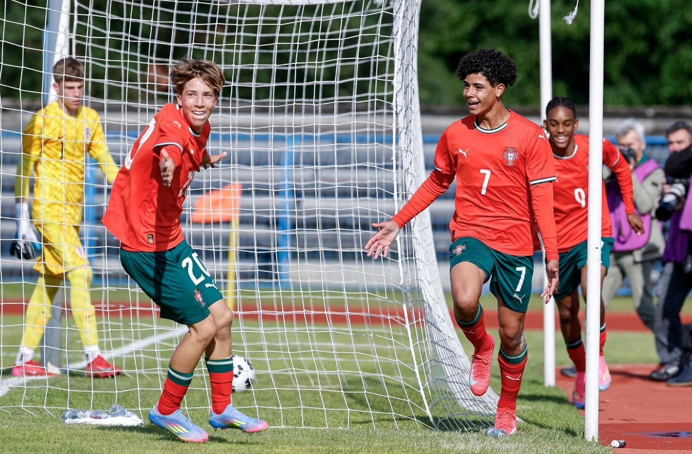 Filho de CR7 marca duas vezes, e Seleção Portuguesa Sub-15 vence torneio internacional