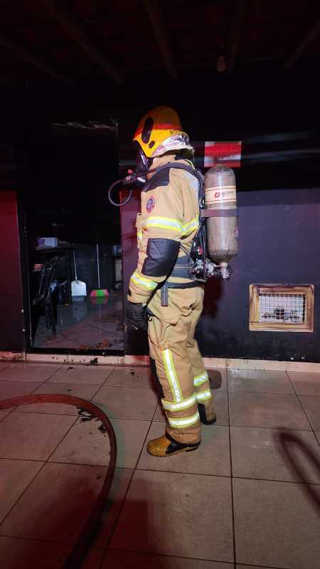 Incêndio em lanchonete