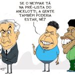 Charge do Duke | Neymar na pré-lista de Ancelotti para a Seleção Brasileira