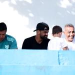 Fabrício Bruno assiste a Cruzeiro x Corinthians pelo Brasileiro Sub-20 na Toca I
