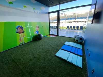 Camarote sensorial para pessoas com TEA, na Arena das Dunas