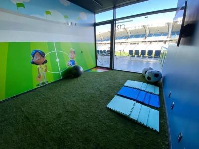 Camarote sensorial para pessoas com TEA, na Arena das Dunas