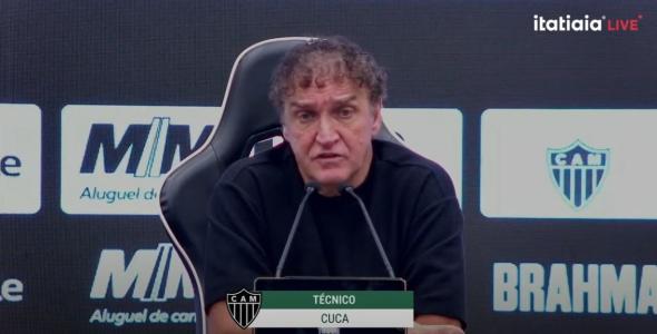 Cuca, técnico do Atlético, em entrevista coletiva