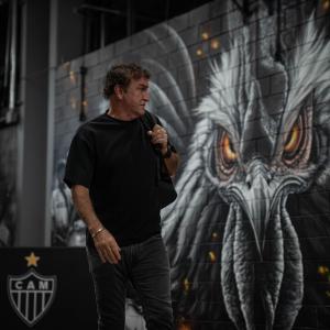 Cuca, técnico do Atlético, antes de jogo na Arena MRV