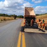 Confira os trechos com obras e pare e siga na BR-135 nesta quinta-feira (22)