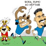 Charge do Duke | A classificação do Cruzeiro na Copa do Brasil