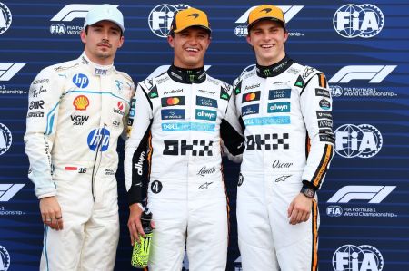 Norris, Leclerc e Piastri irão largar nas primeiras posições do GP de Mônaco
