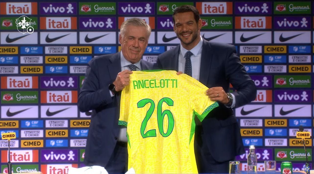 Na Seleção Brasileira, Ancelotti é o 10º técnico mais bem pago do mundo; veja ranking