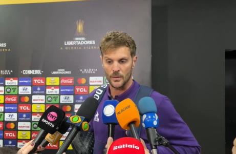 Javier Burrai, goleiro do Talleres-ARG, em entrevista na zona mista após derrota para o São Paulo