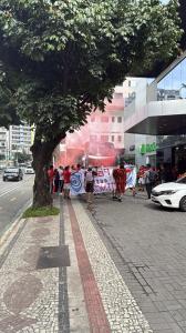 Torcedores do Cienciano em Belo Horizonte