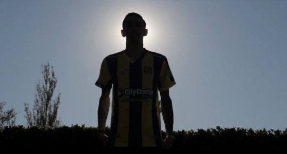 Di Maria em anúncio pelo Rosario Central
