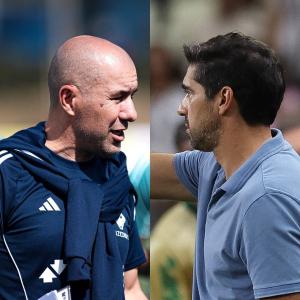 Leonardo Jardim e Abel Ferreira ficam frente a frente em embate do Cruzeiro com o Palmeiras