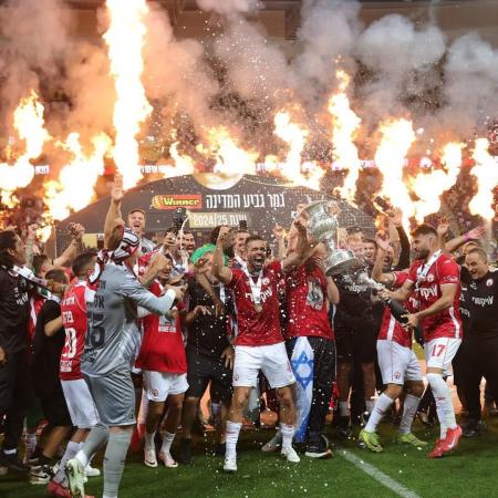 Lucas Ventura foi campeão da Copa de Israel pelo Hapoel Be'er Sheva