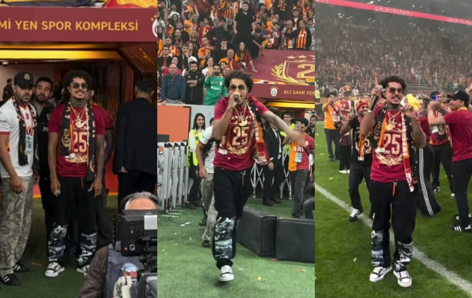 Rolê aleatório: MC Livinho anima torcida de clube europeu em festa de título