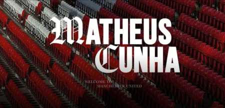 Manchester United anuncia contratação de Matheus Cunha