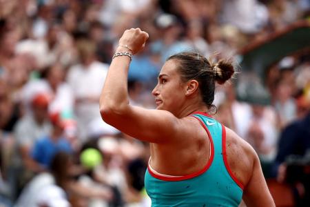 Número 1 do mundo, Aryna Sabalenka confirmou seu favoritismo neste domingo e garantiu vaga nas quartas de final de Roland Garros