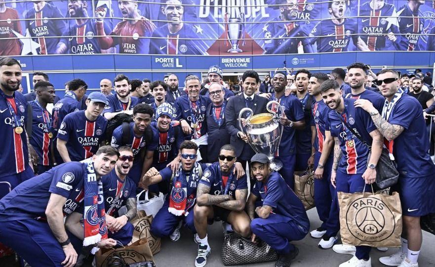 Jogadores do PSG vão dividir bônus por título da Champions com funcionários