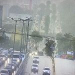 Chove forte em BH: trânsito fica caótico durante temporal em horário de pico