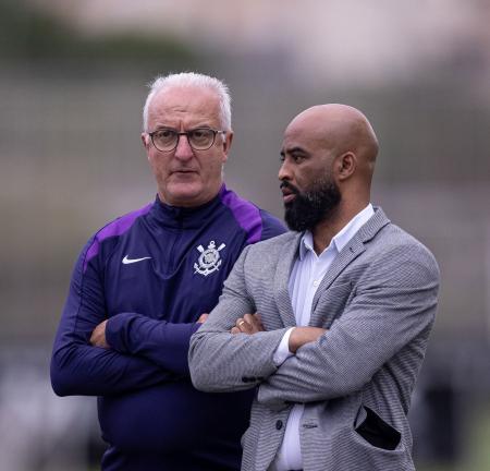 Dorival Júnior (à esquerda) e Fabinho Soldado (à direita)