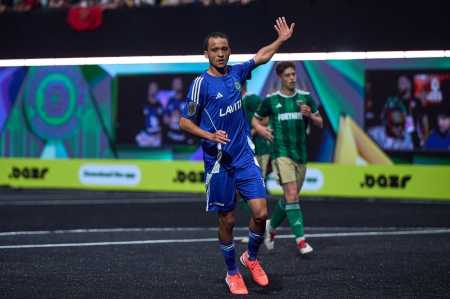 Léo Gol, do Desimpedidos Goti, foi o destaque da vitória da equipe contra o Zaytouna FC