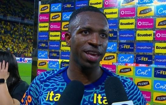 Vini Jr exalta Ancelotti e pede união após empate do Brasil