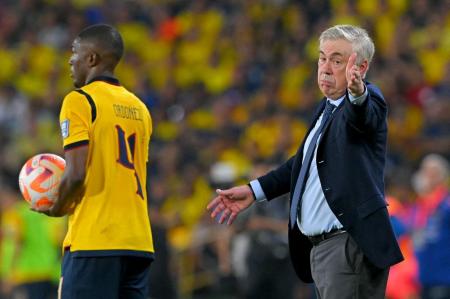 Ancelotti em estreia pela Seleção Brasileira