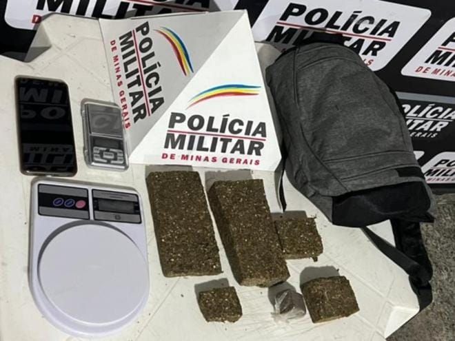 Duas barras de maconha apreendidas em Ipaba e ponto de tráfico desarticulado em Ipatinga