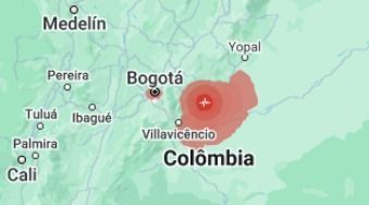 Terremoto de magnitude 6,3 atinge o centro da Colômbia