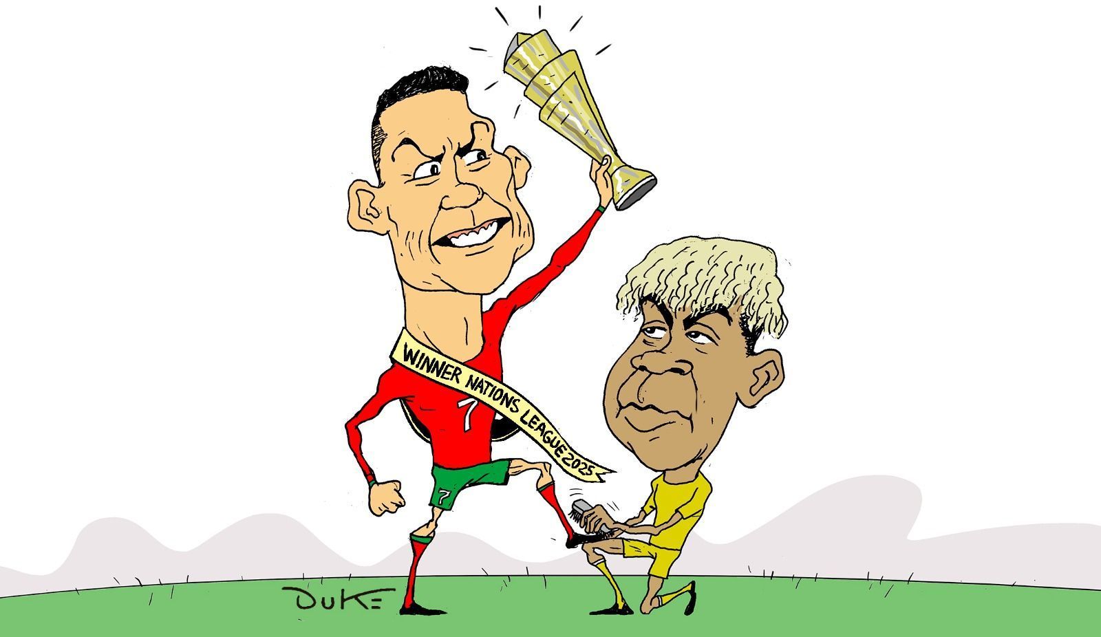 Charge do Duke | Cristiano Ronaldo leva a melhor sobre Yamal na Nations League