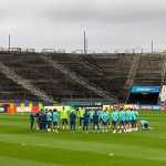 Ancelotti conversa com elenco da Seleção antes de último treino para enfrentar o Paraguai